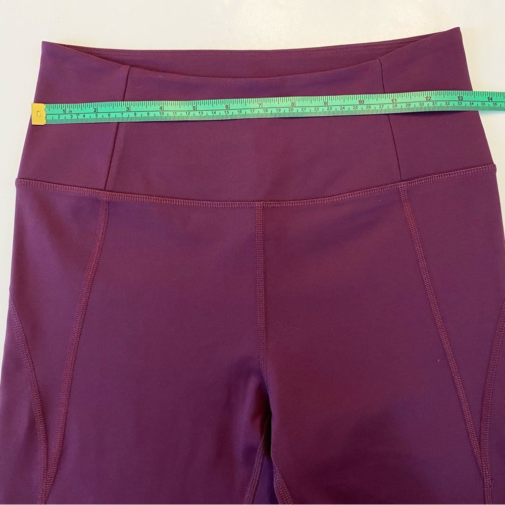Girlfriend Collective Plum Compressive High Rise Legging Medium Purple Tights - Picture 13 of 16